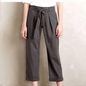 Anthropologie CARTONNIER Paperbag Ankle Pants In Color Moss. Size 0 NWT